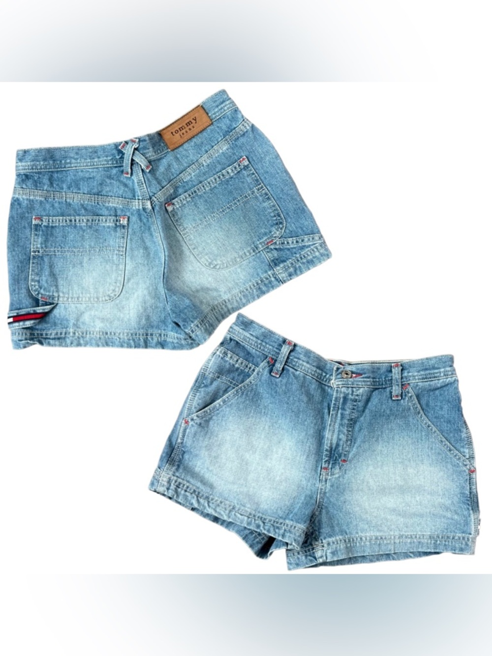 Y2K 2001 Tommy Hilfiger Denim Carpenter Shorts